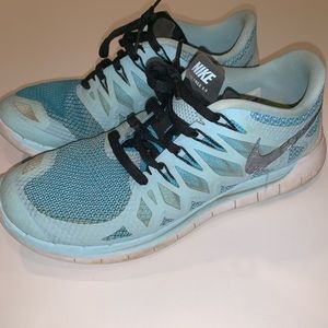Light Blue Nike Sneakers